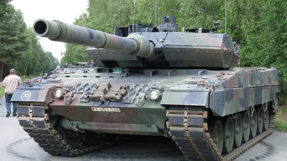 German Bundeswehr Leopard 2A7 main battle tank