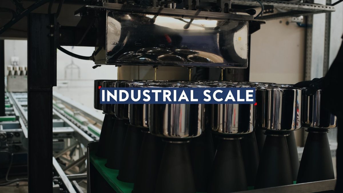 ARCA Defence mortar rounds moving through the automated production line at the Çorum Sungurlu Organised Industrial Zone facility, Turkey