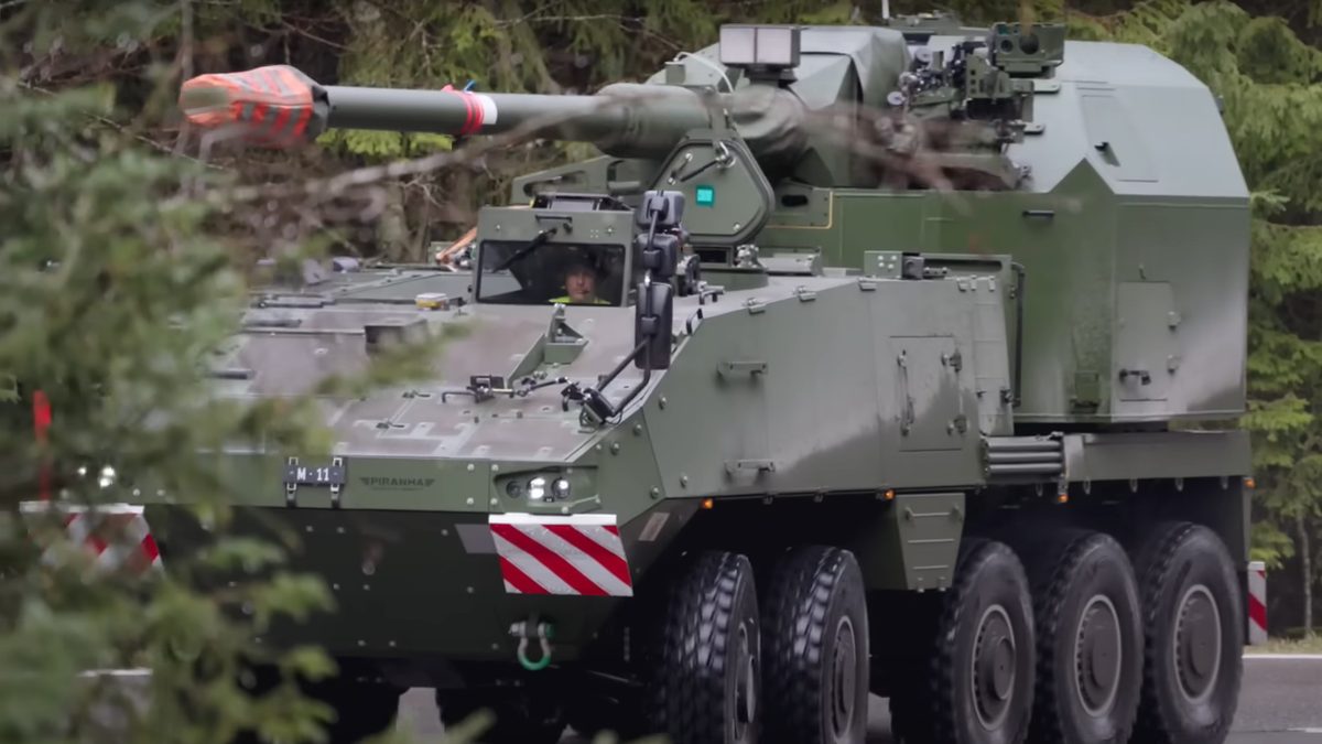 Switzerland signs for the KNDS AGM 155mm gun module on the Swiss-built Piranha IV to replace the M109