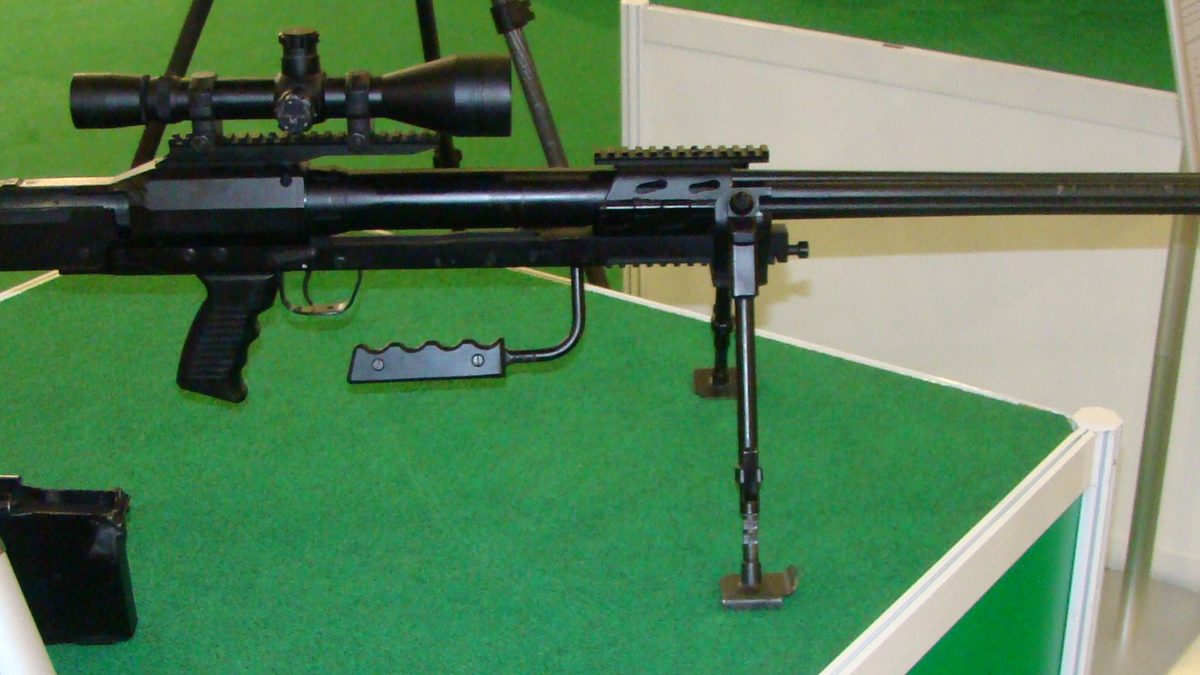 ZMT WKW Tor bullpup .50 BMG anti-materiel rifle, the in-service predecessor to Poland's new SR-50M
