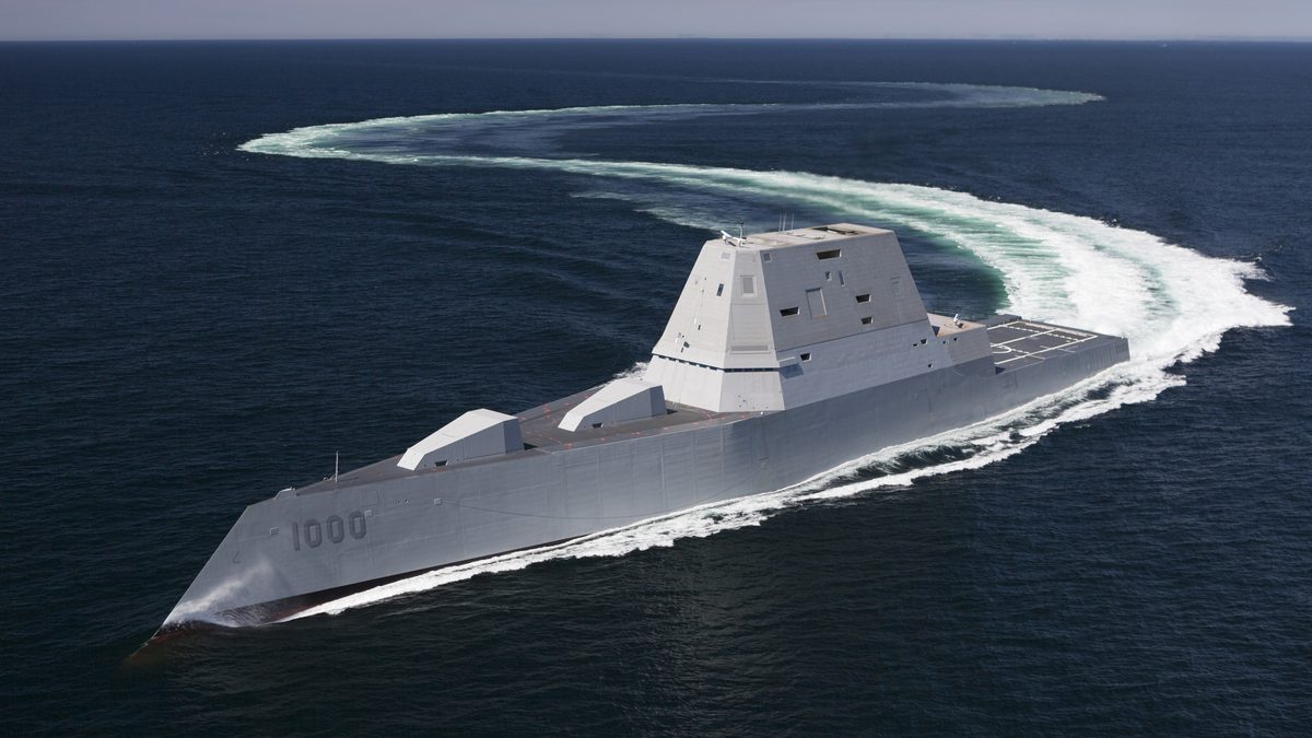 USS Zumwalt converted to carry Conventional Prompt Strike hypersonic missiles