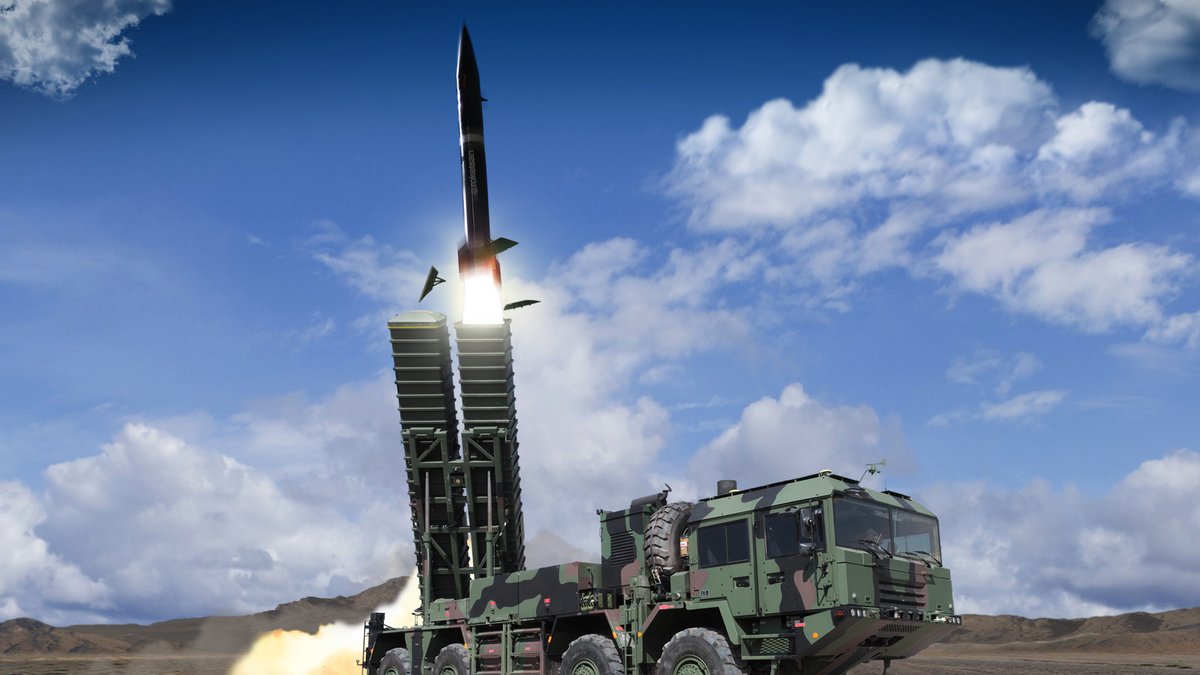 Roketsan BORA short-range ballistic missile on transporter-erector-launcher