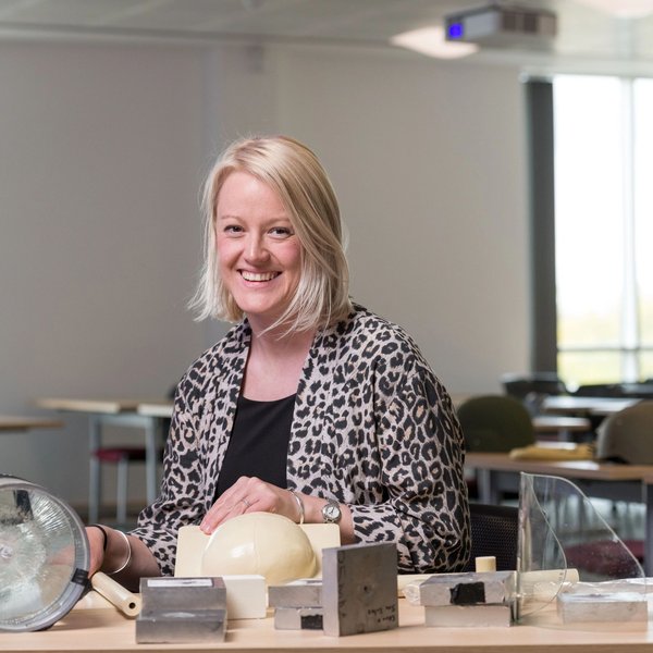 Portrait of Dr Rachael Hazael, Founder and Chief Technology Officer of Blast EcoShield Ltd.