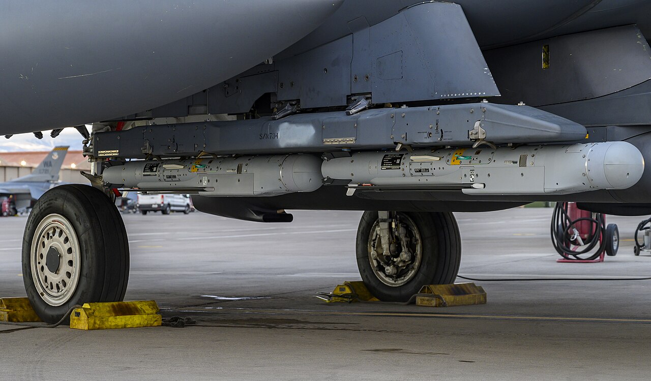 GBU-53/B StormBreaker Small Diameter Bomb II loaded on F-15E Strike Eagle