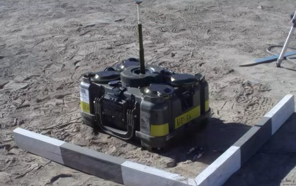 XM204 anti-vehicle munition at Yuma Proving Ground test platform